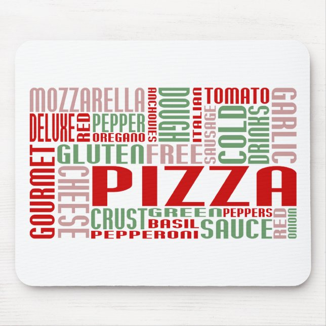 pizza chitChat Mouse Mat (Front)