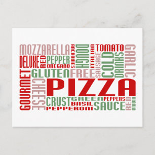 pizza chitChat Postcard