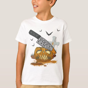 Pizza Cook Funny Halloween Party T-Shirt