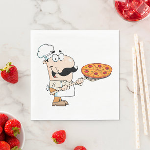 Pizza Cook Napkin