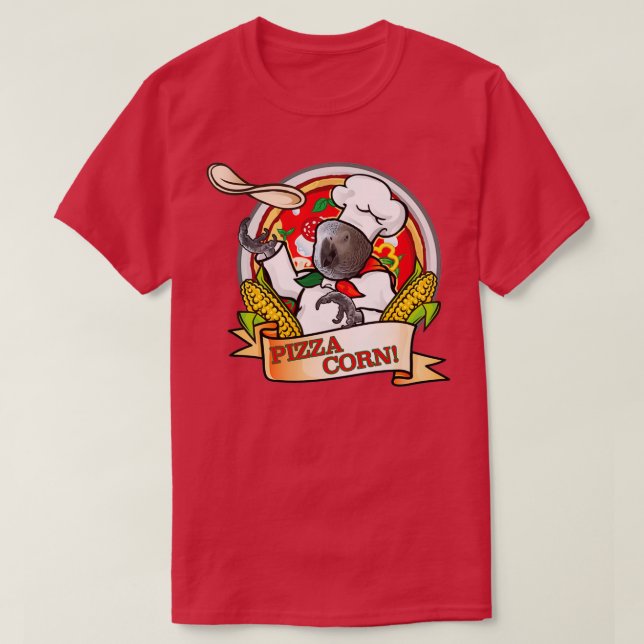 Pizza Corn T-Shirt (Design Front)