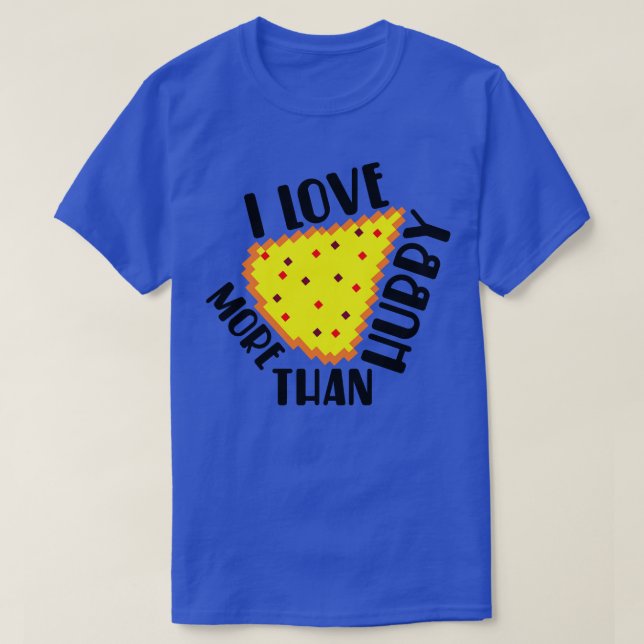 Pizza couple love funny T-Shirt (Design Front)