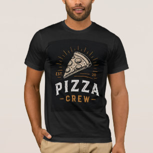 🍕 Pizza Crew Italian Pizzeria Staff Logo 🍕 T-Shirt