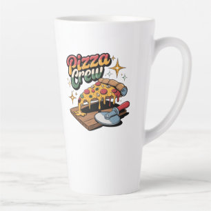 Pizza Crew Latte Mug