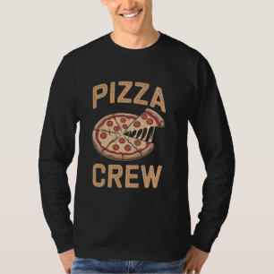 Pizza Crew Normal Italian Food Pizza Day for Men T-Shirt