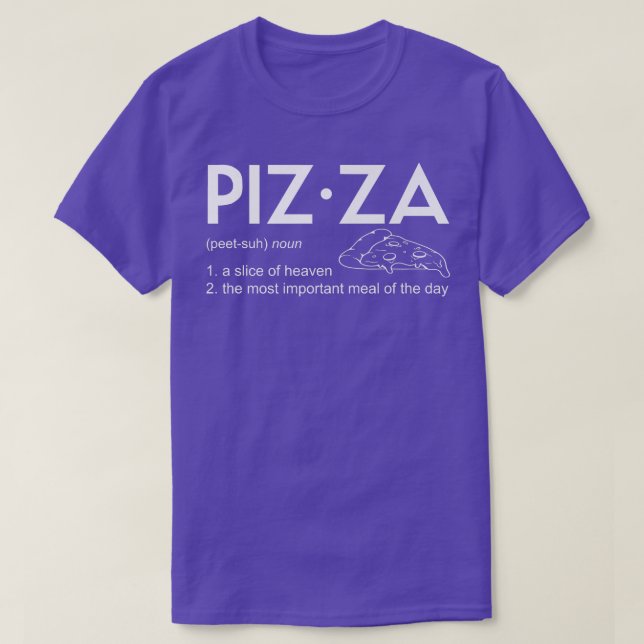 Pizza Definition Premium 15513132 T-Shirt (Design Front)