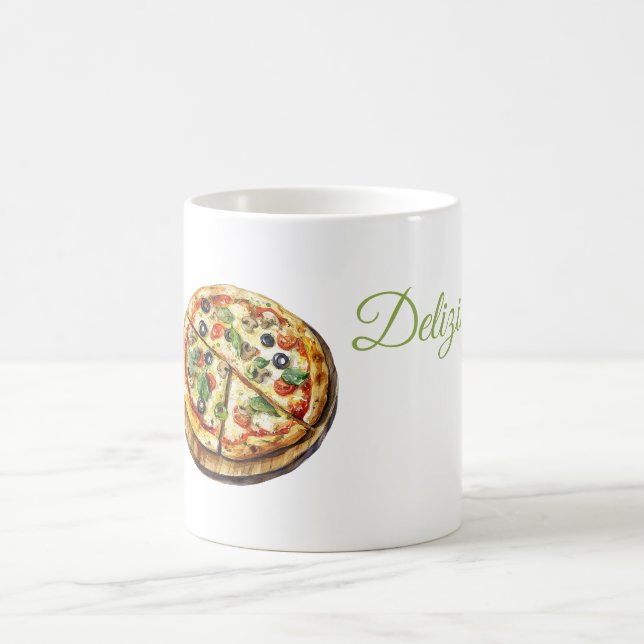Pizza Delisioso (delicious) Coffee Mug (Center)