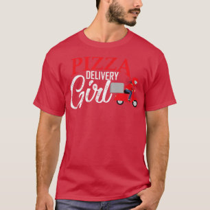 Pizza Delivery Girl Matching Pizza Costume For Wom T-Shirt