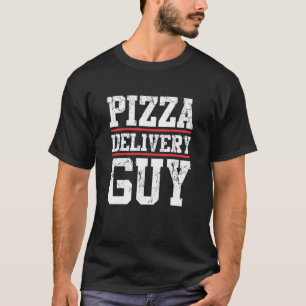Pizza delivery guy matching pizza costume for men  T-Shirt