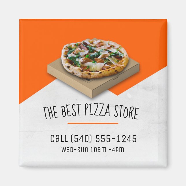 Pizza delivery magnet (Front)