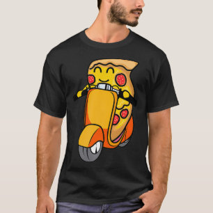 Pizza Delivery Motorcycle Shirt  Cool Pizza Lovers