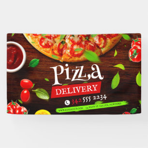 Pizza Delivery Pizza Cafe Pizza Restaurant open Banner