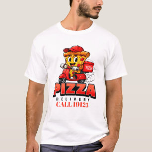 🍕 Pizza Delivery Team Uniform Staff 🚚 T-Shirt