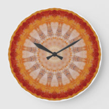 Pizza Design Round Clock