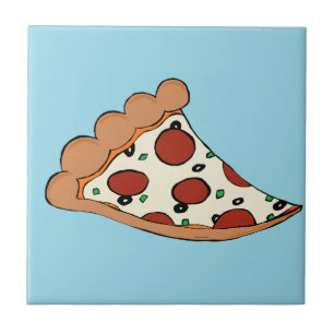 Pizza design tile