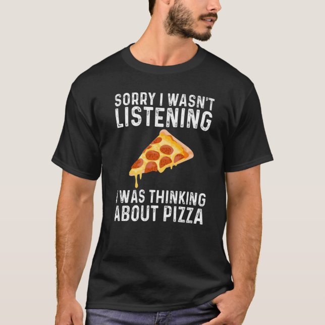 Pizza Designs For Men Women Food Pun Pie Foodie Ea T-Shirt (Front)