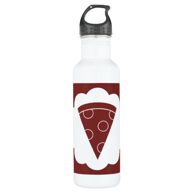pizza diamonds 710 ml water bottle (Front)