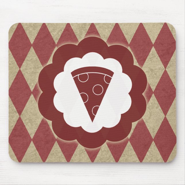 pizza diamonds mouse mat (Front)