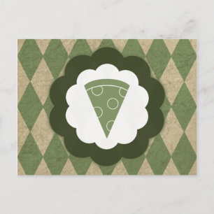 pizza diamonds postcard