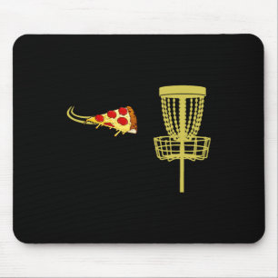Pizza Disc Golf Frisbee Funny T Shirt Gift For Men Mouse Mat
