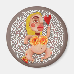 Pizza Diva Frigo Magnet