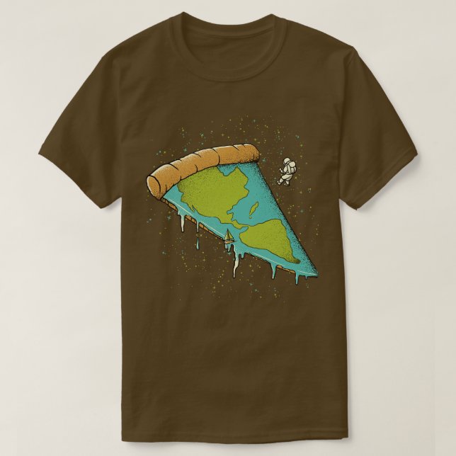 Pizza Earth by Tobe Fonseca T-Shirt (Design Front)