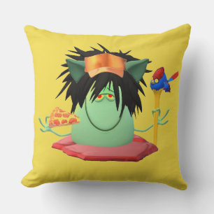 Pizza Eating Monster Cushion