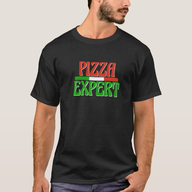 Pizza Expert Pizzaiolo Premium T-Shirt (Front)