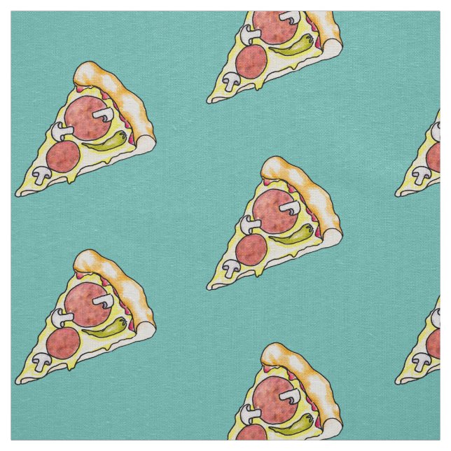 Pizza Fabric (Swatch)