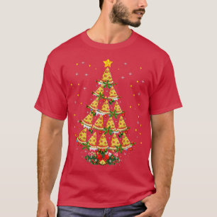 Pizza Fast Food Lover Xmas Gift Pizza Christmas Tr T-Shirt