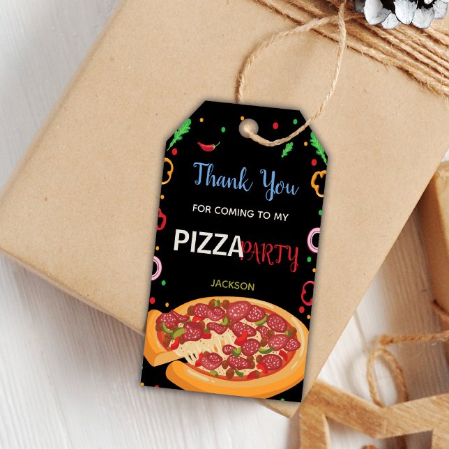 Pizza Favor Tags (Pizza Favor Tags)