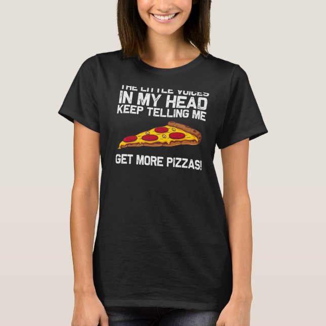Pizza For Men Women Italian Food Pizza  Pepperoni T-Shirt (Front)