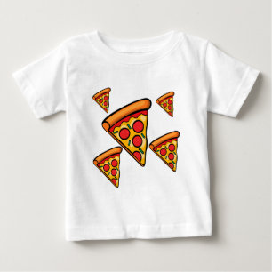 Pizza Friday Design - Baby Fine Jersey T-Shirt