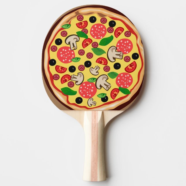 PIZZA FUNNY PING PONG PADDLE (Front)