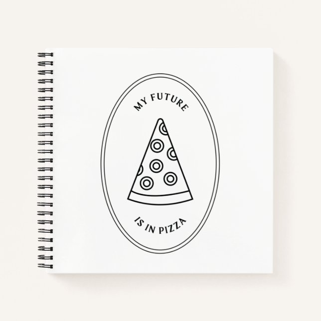 Pizza future notebook (Front)