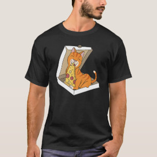 Pizza Ginger Cat Pet T-Shirt