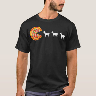 Pizza Goat Lover Pizza Eat Goats Moon Theme Cute T-Shirt