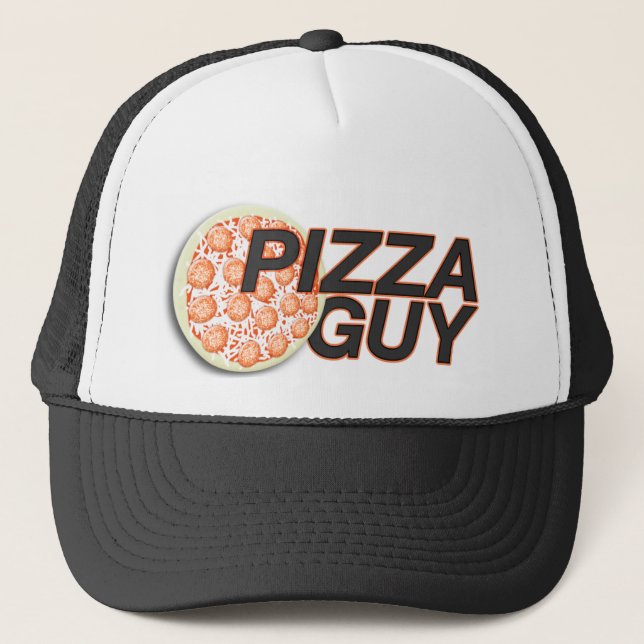Pizza Guy Hat | Pizza Delivery Hat (Front)