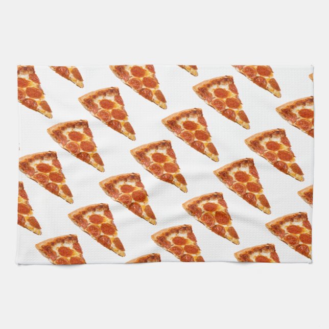 Pizza Hands Tea Towel (Horizontal)