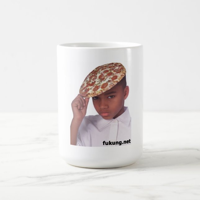 pizza hat coffee mug (Center)