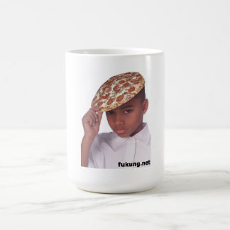 pizza hat coffee mug
