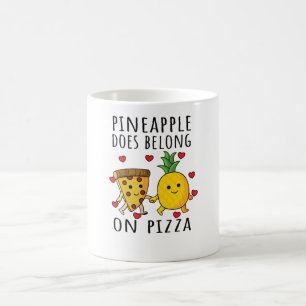 Pizza Hawaii Pineapple Pizza Food Coffee Mug