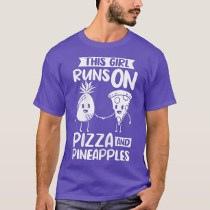 Pizza Hawaiian Pineapple Hawaii Funny Food Quotes7 T-Shirt