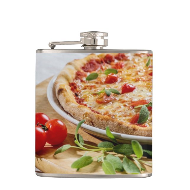Pizza Hip Flask (Front)