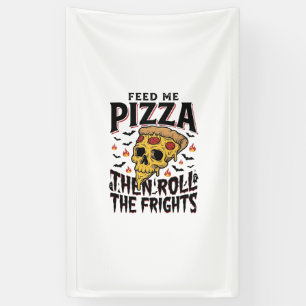 Pizza Horror Shirt Vintage Engraving Movie Night D Banner