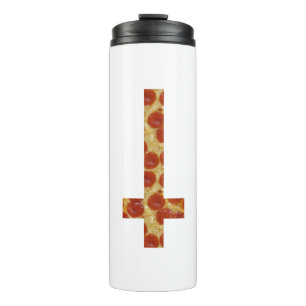 pizza inverted cross thermal tumbler