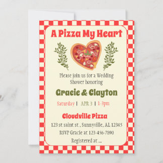 Pizza Invitations