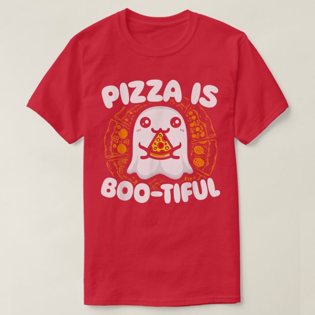 Pizza Is Bootiful Eating Pizza Italian Food Lover  T-Shirt (Design Front)