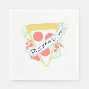 Pizza is Love Napkin