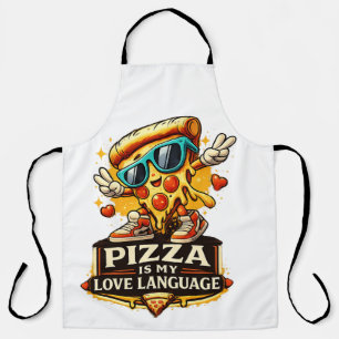 Pizza Is My Love Funny Pizza Lover Gift  Apron